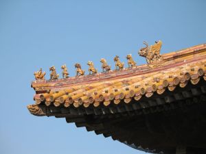 Beijing Forbidden City Roof Figures