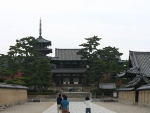 Nara Houryuu-ji Central Gate